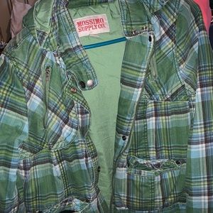 Green plaid Mossimo (target) winter coat